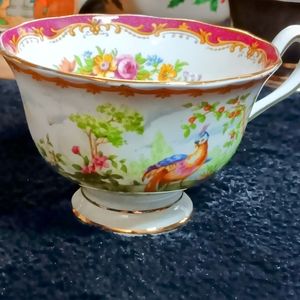 Vintage England Royal Albert Bone China - Chelsea Bird Cup & Saucer Set